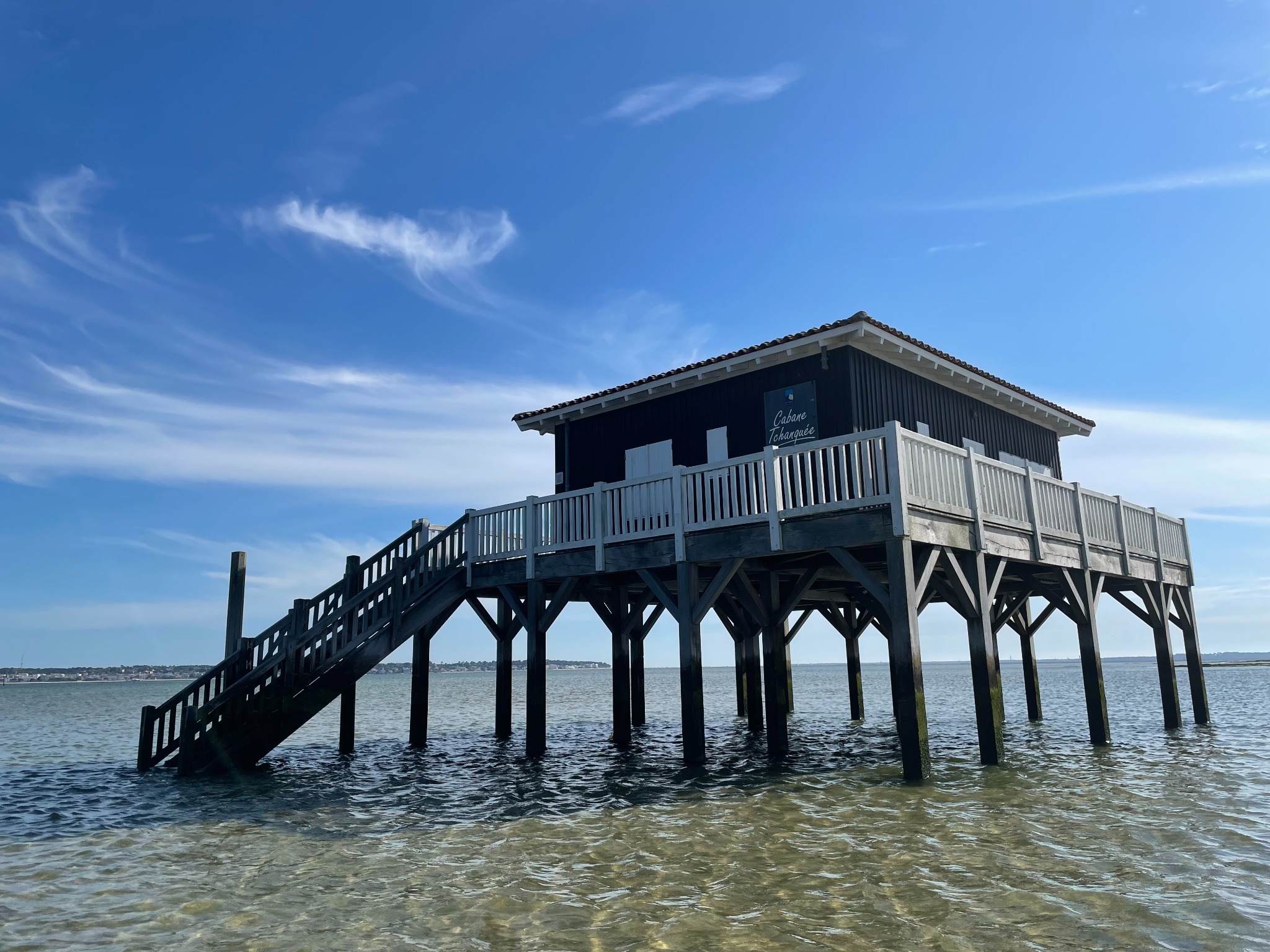 Cabane tchanquée sur le Bassin d'Arcachon